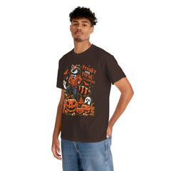 Freaky And Feral Halloween Raccoon! Graphic Unisex Heavy Cotton Tee