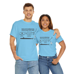 Nuclear Submarine Propulsion Explained Tee, Science Shirt, Geeky Gift, Educational Apparel, STEM Fashion, Nerdy T-Shirt