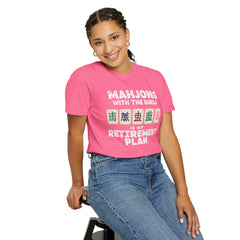 Mahjong Retirement Plan Unisex T-Shirt - Fun Gift for Friends