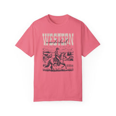 Vintage Style Cowboy Graphic Shirt - Stylish T Shirt