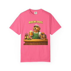Golden Retriever Brewer Beer T-Shirt — Cute Brew-Dog Graphic Tee