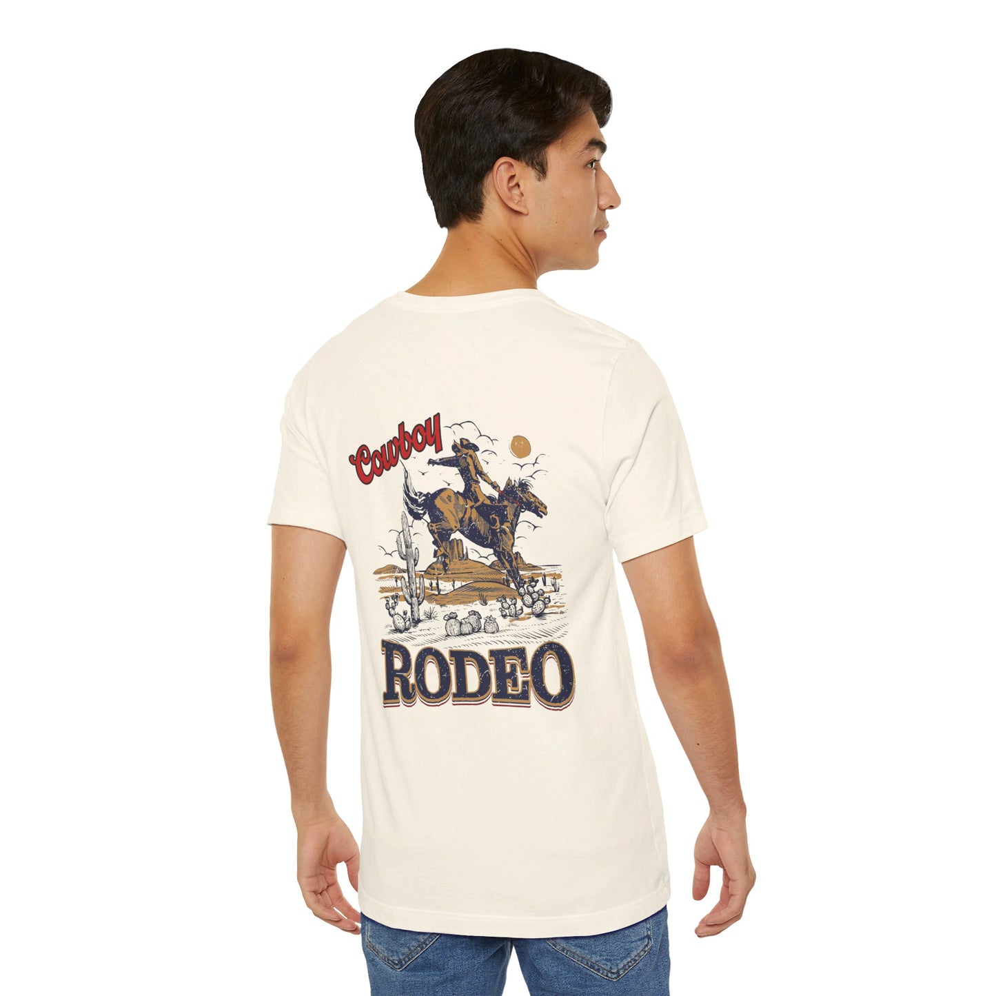 Cowboy Rodeo Vintage Style Graphic TShirt