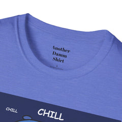 Chill Girl Unisex Softstyle T-Shirt  Pop Art Girl Wearing Sunglasses