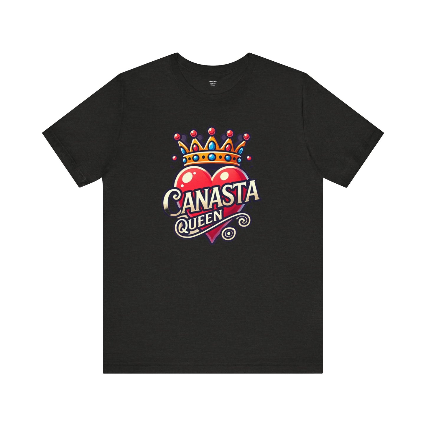 Canasta Queen Crown and Heart - Graphic Unisex Tee