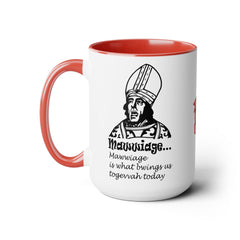 Wuv True Wuv / The Clergyman / Princess Bride / 80s Movies / Two-Tone Mugs, 15 oz. mug / Unique Fan Gift / Film Quote / Gift for him