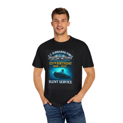U.S. Submarine Force 125th Birthday Enlisted T-Shirt — "Silent Service" Commemorative Tee (1900–2025)