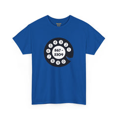 867-5309 Rotary Dial Tee: 80s Pop Music, Jenny's Number