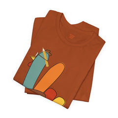 Thankful Teacher T‑Shirt – Hand Turkey Teacher Appreciation Tee