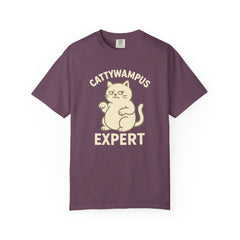 Cattywampus Expert T-Shirt | Funny Cat Tee, Gift for Cat Lovers, Cute Pet Shirt, Casual Wear, Unisex Apparel