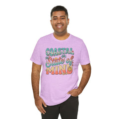 Coastal State of Mind Tee — Retro Beach Graphic T-Shirt