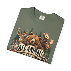 All Animals Are Pettable T-Shirt – Funny Animal Lover Wildlife Design
