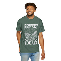 Respect the Locals Whale T-Shirt — Marine Conservation Graphic