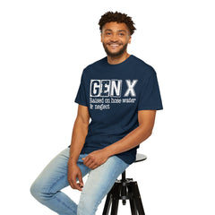 GEN X FUNNY graphic, Raised on Hose Water and Neglect, Retro Comfort Colors 1717, unisex garment-dyed t-shirt, gift for him, gift for her, Birthday gift tee, Vintage Style graphic tee, Fathers Day Shirt