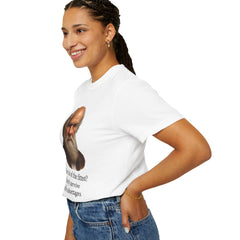 Darwin Coffee Funny T-Shirt — "Survival of the Fittest? I Barely Survive Coffee Shortages."