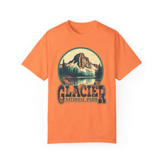 Glacier National Park Graphic, Comfort Colors Soft Relaxed Fit Unisex Garment-Dyed T-shirt