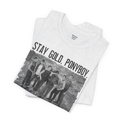 The Outsiders Shirt, Front and Back Images, Greasers Characters Shirt, Unisex Jersey Short Sleeve Tee