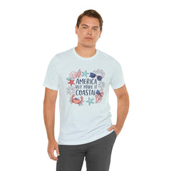 Coastal Fourth of July Tee – "America But Make It Coastal" Graphic T-Shirt