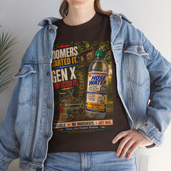 Boomers Started It. Gen X Perfected It. Vintage Hose Water Bottle Graphic Tee