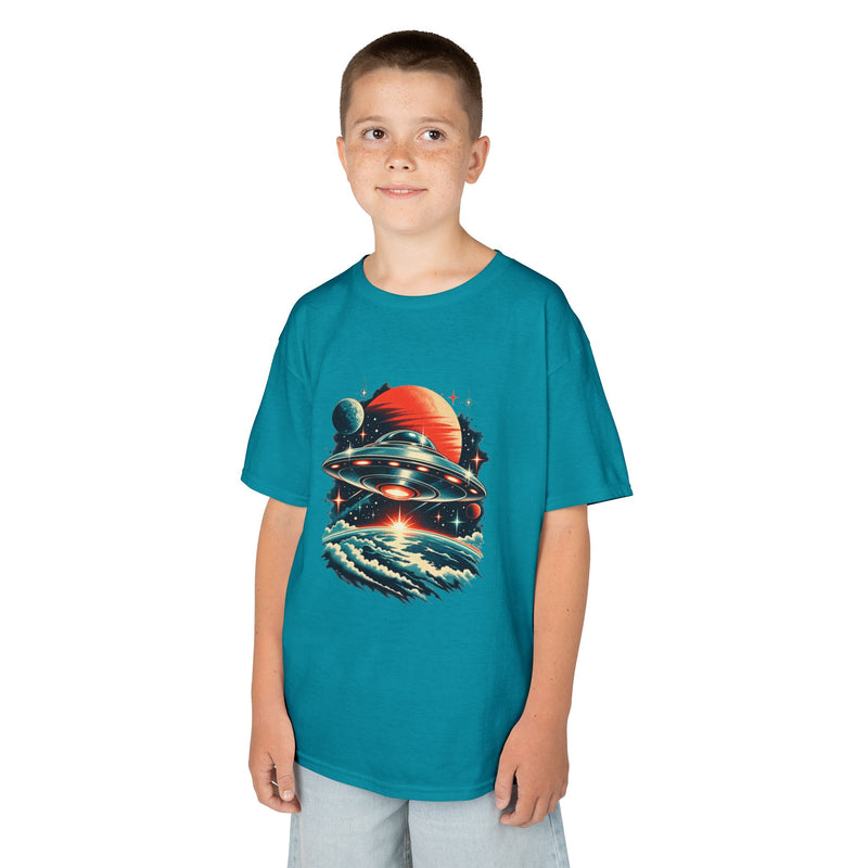 Kids UFO Spaceship Outer Space T-Shirt