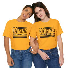 Raising Patriots Tee – Americana Stars & Stripes Family Pride T-Shirt