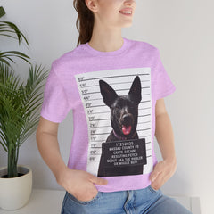 K9 Mugshot Personalized with your Dog T-Shirt