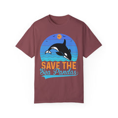 Save The Sea Pandas Comfort Colors Unisex Garment-Dyed T-shirt