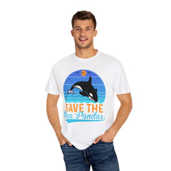Save The Sea Pandas Comfort Colors Unisex Garment-Dyed T-shirt