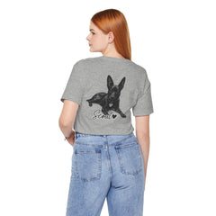 Dog Mom T-Shirt — Personalized Your Dog Image  Tee (Custom Name)