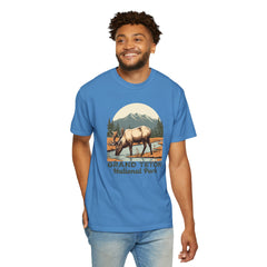Grand Teton National Park Graphic, Comfort Colors Soft Relaxed Fit Unisex Garment-Dyed T-shirt