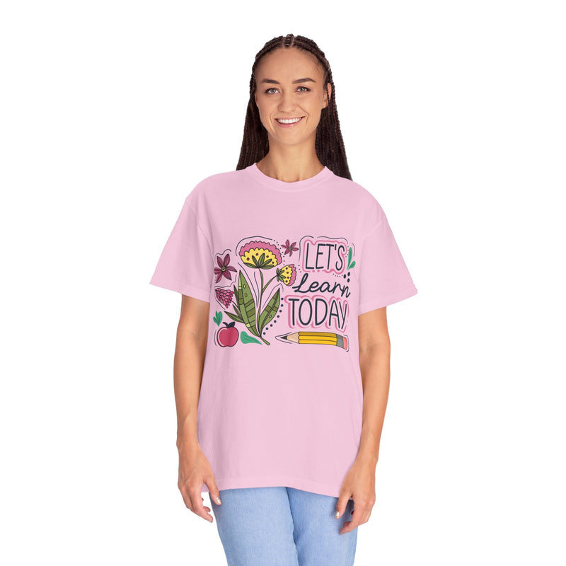 Floral Teacher T-Shirt - Comfort Colors Soft