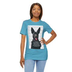 K9 Mugshot Personalized with your Dog T-Shirt