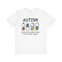 Autism Awareness Unisex T-Shirt - Colorful Kids Design