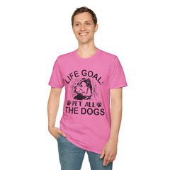 Dog Lover Life Goal Pet ALL The Dogs T-Shirt