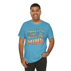 Coastal State of Mind Tee — Retro Beach Graphic T-Shirt