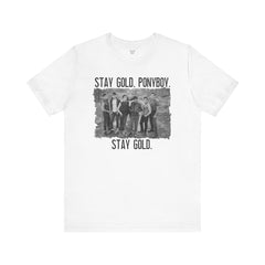 The Outsiders Shirt, Front and Back Images, Greasers Characters Shirt, Unisex Jersey Short Sleeve Tee