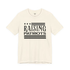Raising Patriots Tee – Americana Stars & Stripes Family Pride T-Shirt