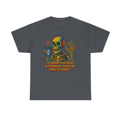 Grateful Dead Inspired Sarcastic Skeleton Tee