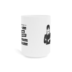 Wednesday Addams - Ceramic Mugs (11oz\15oz\20oz) | Pop Culture | Addams Family | Fan Gift | Gift For Her | Gothic Style Mug | Creepy Comedy