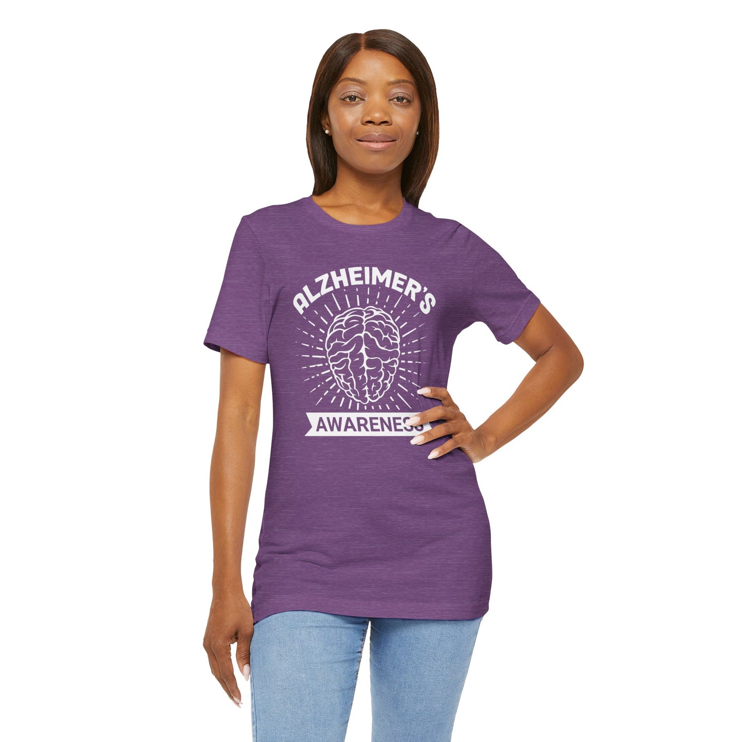 Alzheimers Awareness - Unisex Jersey Short Sleeve Tee