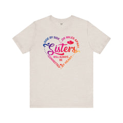Will Always Be Connected Sisters Unisex Jersey Short Sleeve Tee