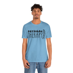 Physical Therapy Unisex Tee - Spine Graphic Gift for PT Student