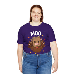 Funny Thanksgiving Turkey Moo T‑Shirt - Unisex Tee