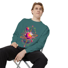 Cosmic Orbit Sweatshirt — Neon Planet Graphic Pullover