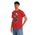 Trick or Treat Skateboarding Wolf! Graphic Unisex Heavy Cotton Tee