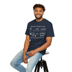 CAMERA DISPLAY, Graphic Unisex Garment-Dyed T-shirt