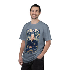 Nukes I Am Your Father Vintage United States Navy Nuclear Power Submarine Graphic T-Shirt