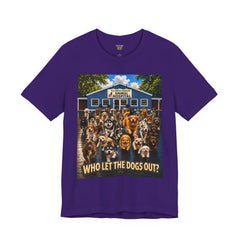 Who Let the Dogs Out? Baldwin Harbor Animal Hospital Graphic Dog Rescue T‑Shirt