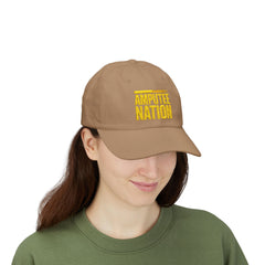 Amputee Nation Classic Dad Cap, Casual Hat for Support, Gift for Amputees, Awareness Cap, Adjustable Dad Hat