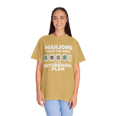 Mahjong Retirement Plan Unisex T-Shirt - Fun Gift for Friends
