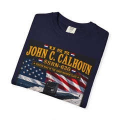 USS John C. Calhoun SSBN-630 Submarine Tribute T-Shirt — Forty One For Freedom Patriotic Tee